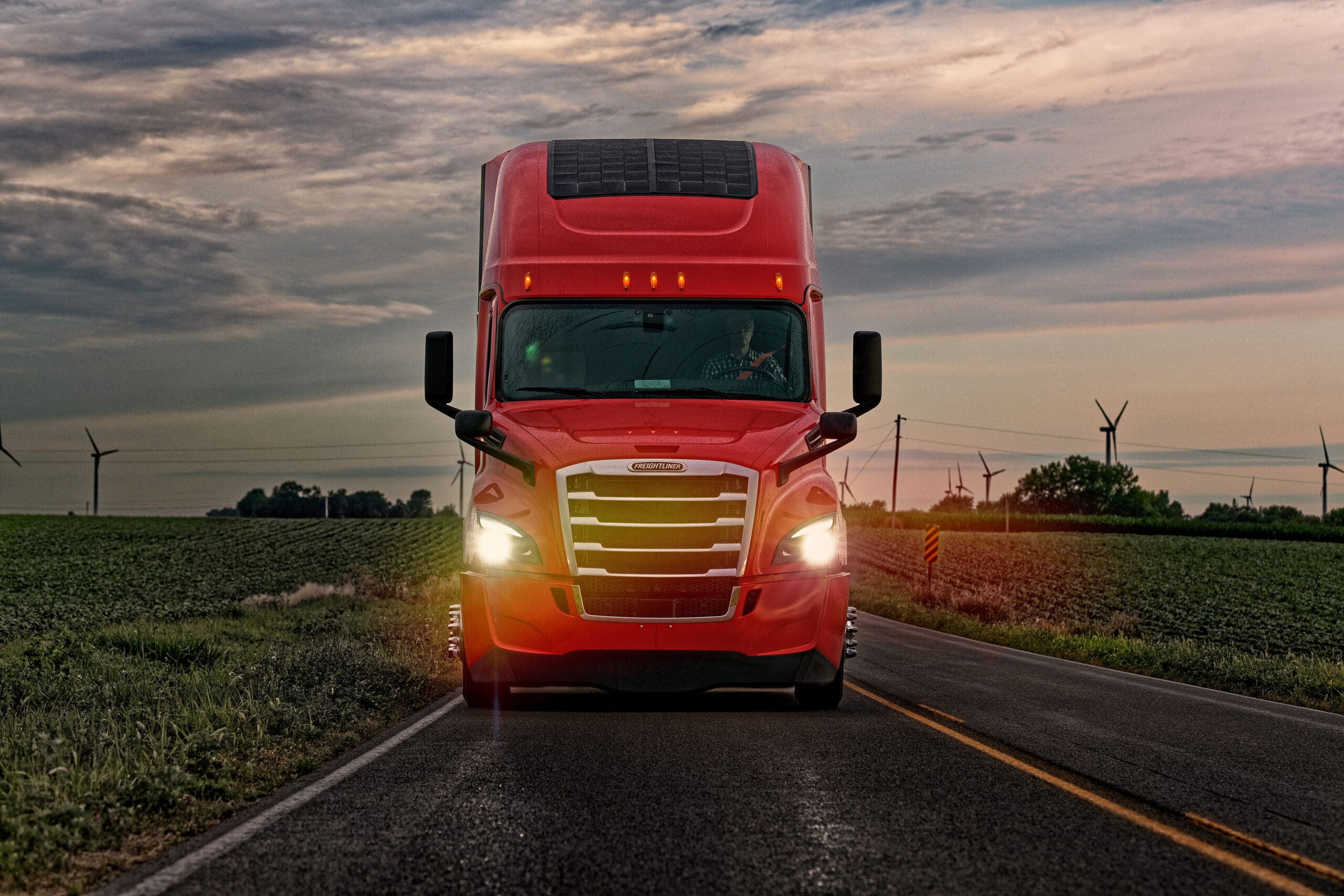 Nussbaum - Freightliner Cascadia with Solar Panel